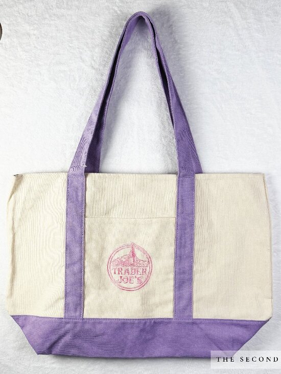 Trader Joe's Handbags - NWT 1 Trader Joe's Large Lavender Tote Bag